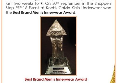 Best IW Brand Award